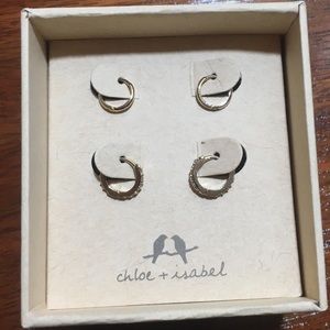 Chloe + Isabel petit bijou hoop earrings